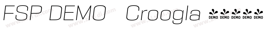 FSP DEMO   Croogla 4字体转换